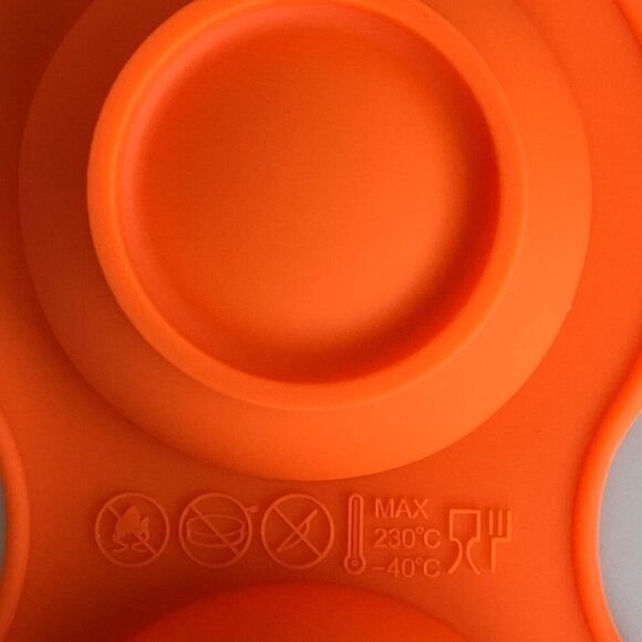 SILICONE SEMI SPHERE MOLDS FOR CHOCOLATE BOMBS, 3 PACKS - Picture 9 of 10